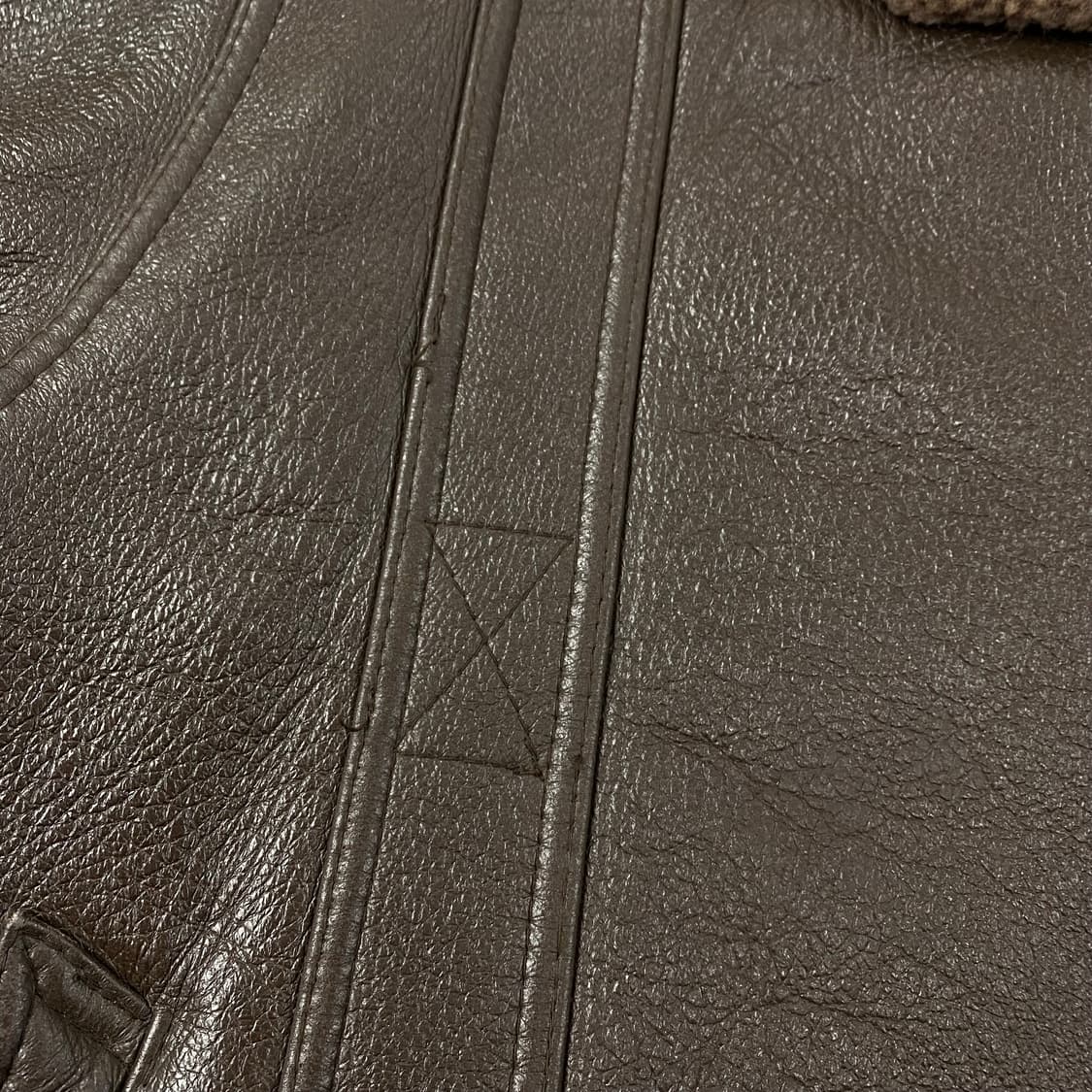 빈티지 양가죽 브라운 무스탕 자켓 (105) 상품이미지7