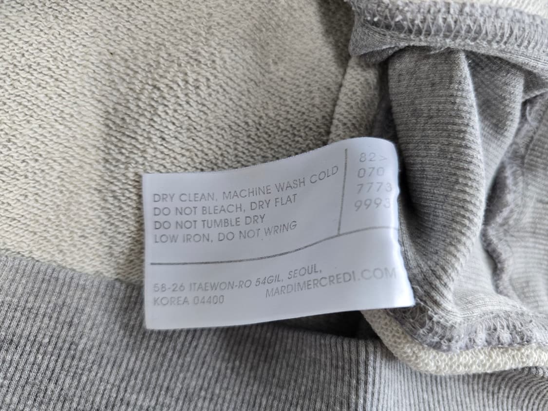 마르디 메크르디 플라워 자수 맨투맨  그레이 f  상품이미지6