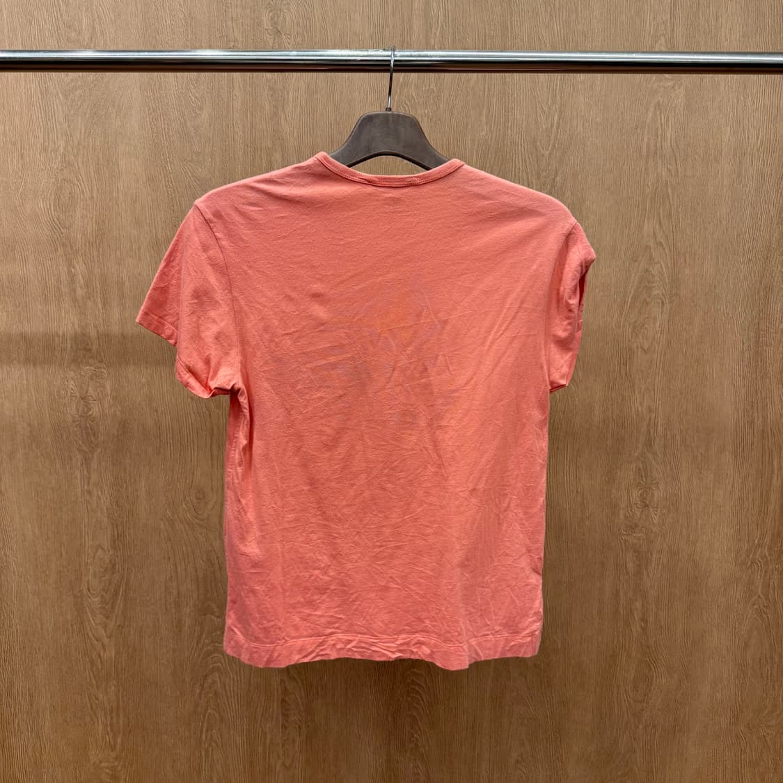 씨 바이 끌로에 로고 프린팅 반팔 티셔츠 퍼프소매 캐주얼 오렌지 상품이미지3