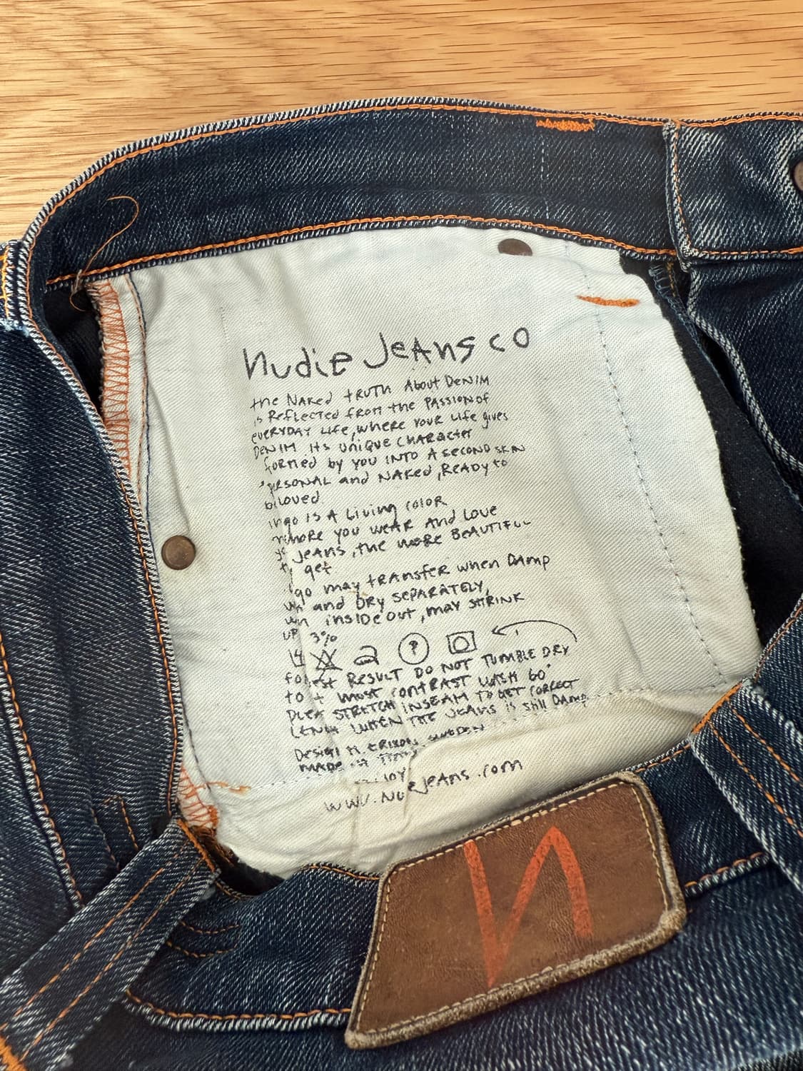 누디진(Nudie Jeans) 씬핀 데님 팬츠 상품이미지9
