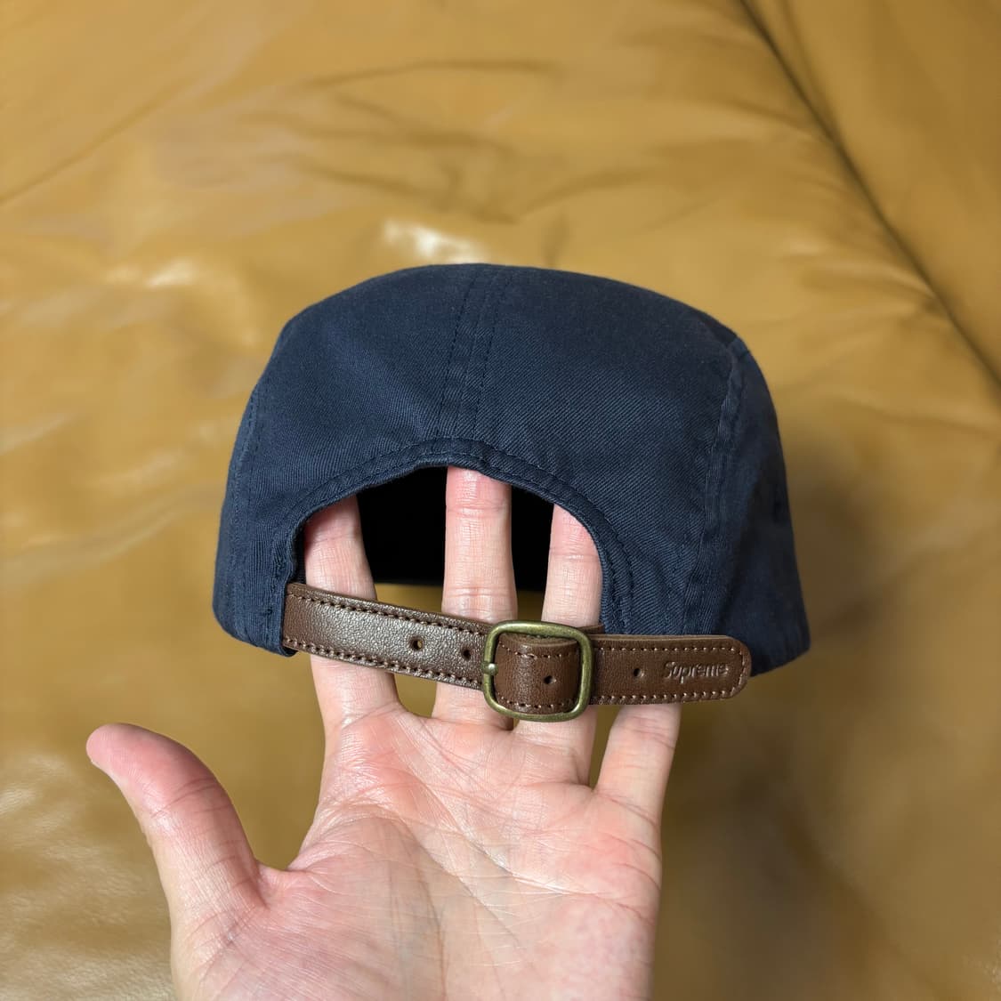 Supreme 슈프림 네이비 레드 박스로고 캠프캡 모자 (Navy) 상품이미지7
