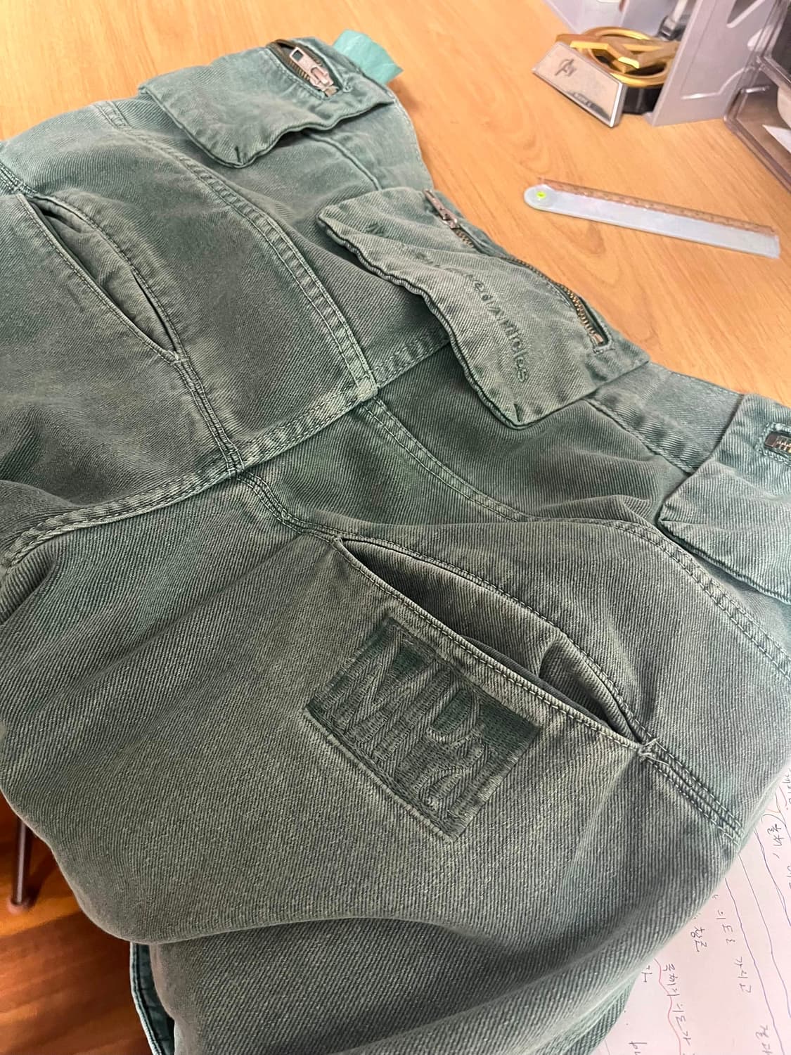 플라스틱프로덕트 백팬츠 에메랄드 m 상품이미지1