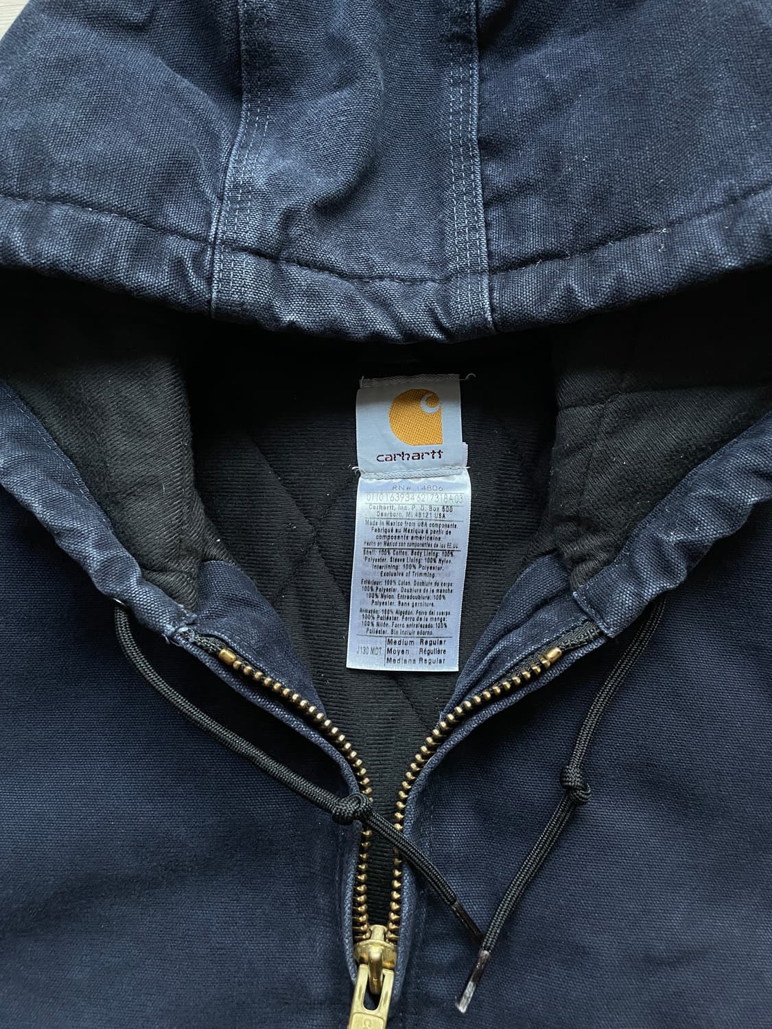 칼하트 j130 MDT 미드나잇 액티브 자켓 샌드스톤 상품이미지3