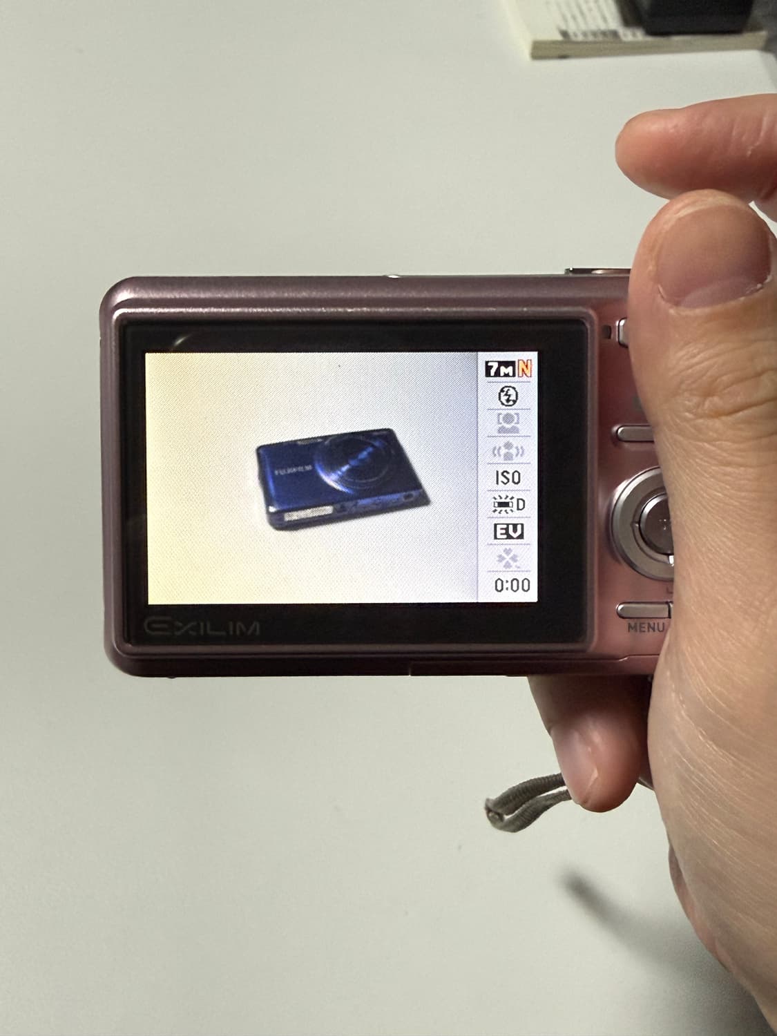 핑크 빈티지 디카 카시오 엑슬림 Z77 작례o 상품이미지9