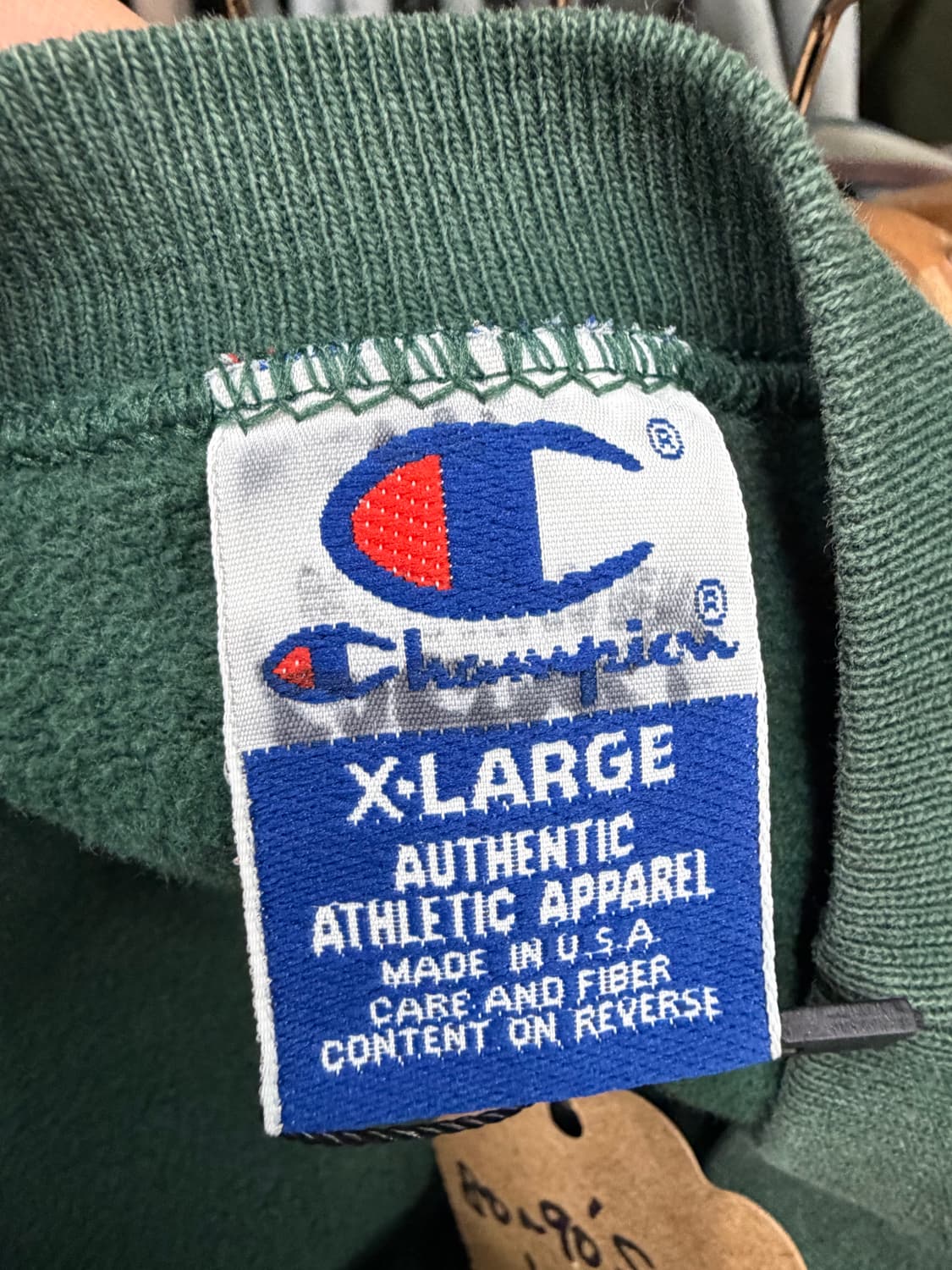 90s 챔피온 그린 맨투맨 티셔츠 상품이미지6