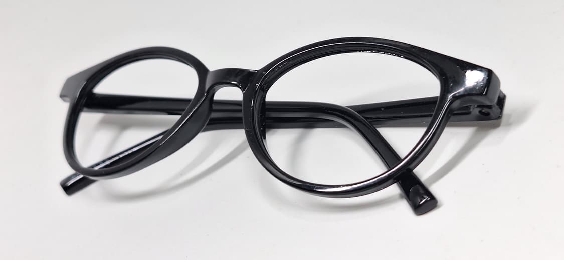 일본 빈티지 보스턴 블랙 뿔테 안경테 134mm y2k 클래식 레트로 상품이미지4