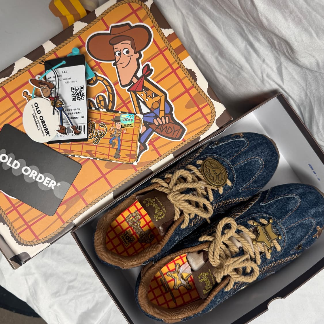 올드오더 디즈니 토이스토리 카우보이 데님 스니커즈 245 상품이미지8