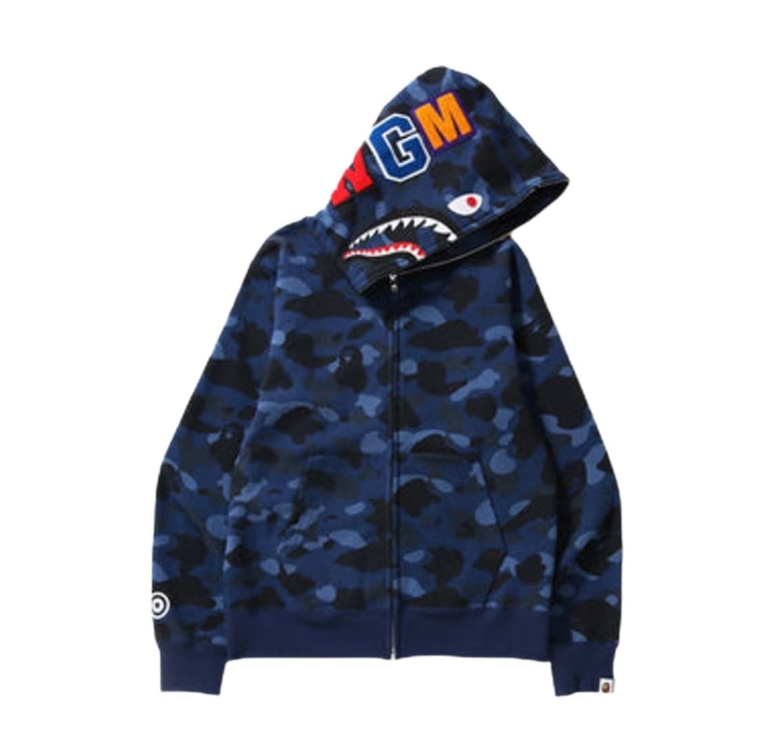 BAPE Color Camo Shark Full Zip Hoodie 상품이미지1