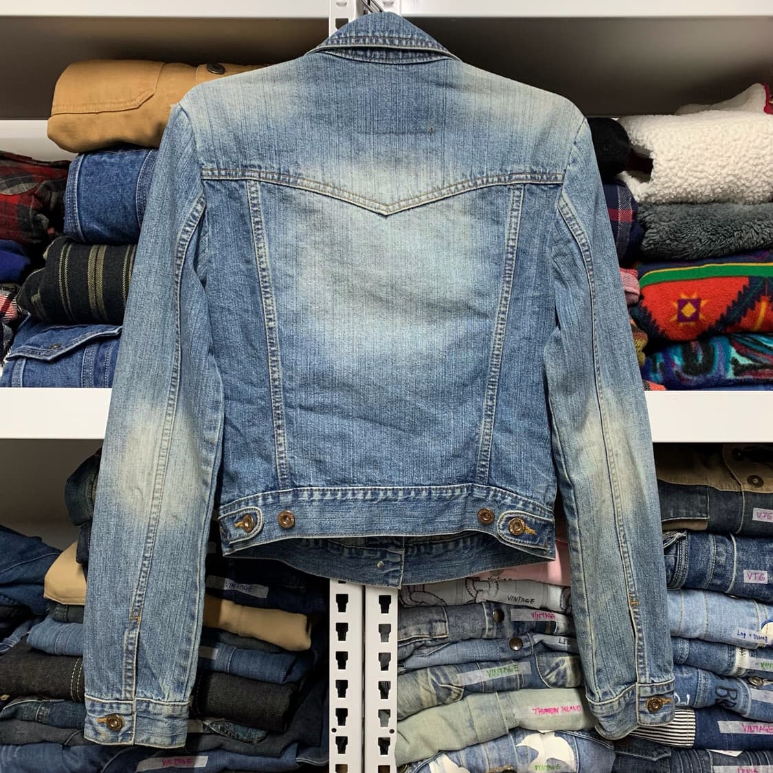 [Women's M] 게스 데님 트러커 재킷 상품이미지3