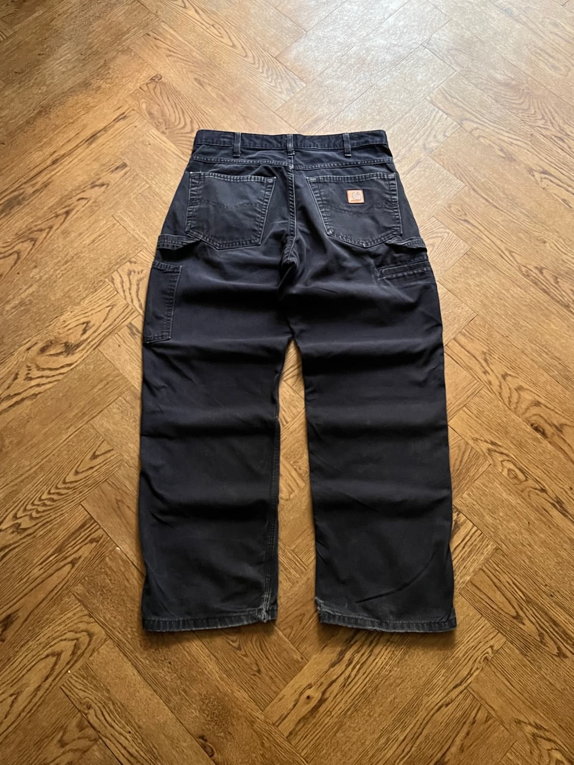 [32]칼하트 USA 빈티지 워싱 네이비 카펜터 워크 팬츠 상품이미지2