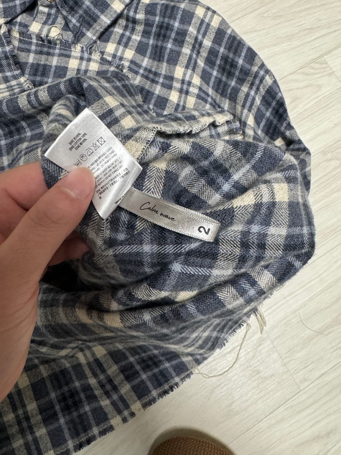 [2] 파프롬왓 파아카이브 플란넬 셔츠 상품이미지7