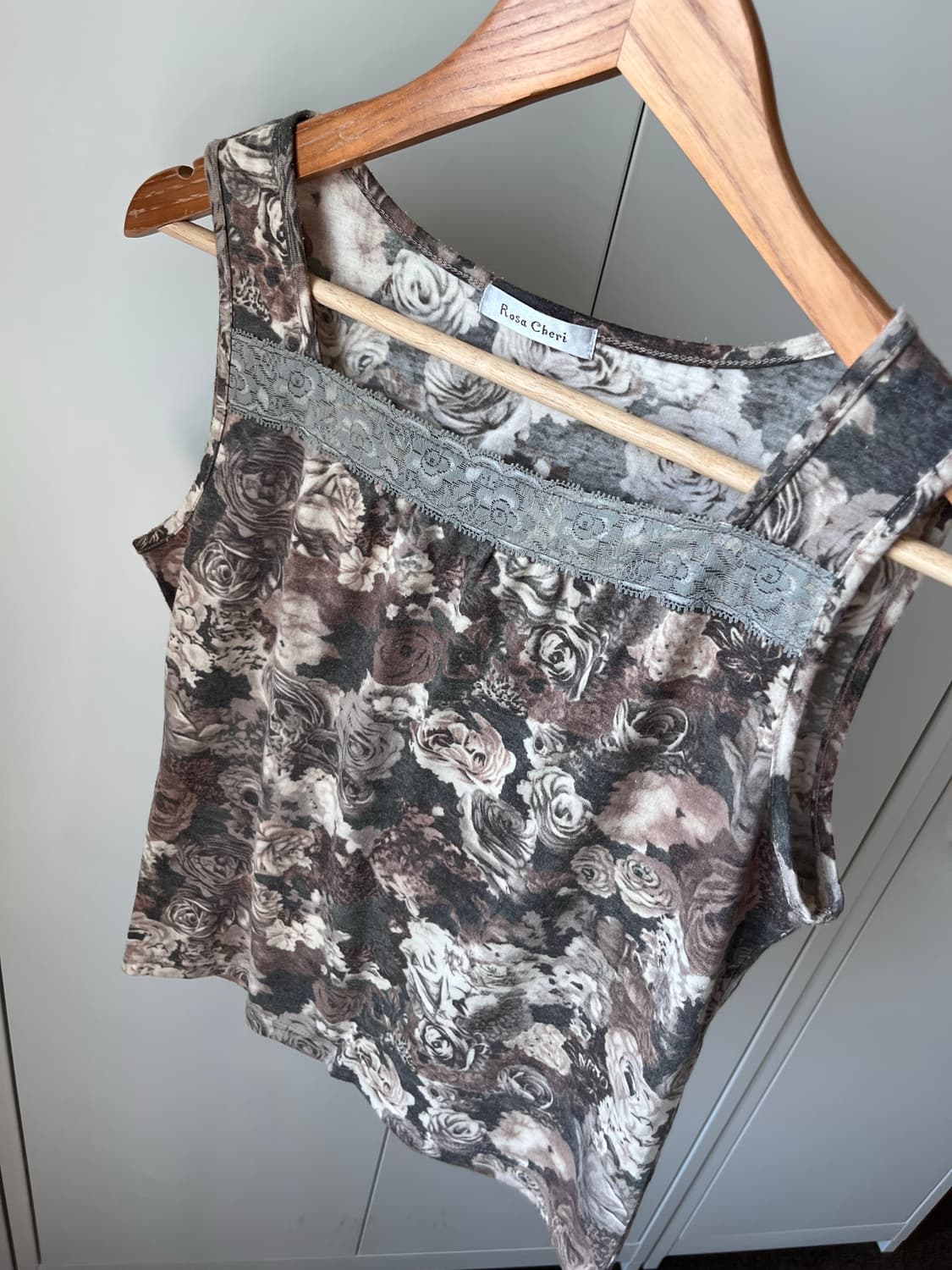 Rosa cheri 로사체리 장미 레이스 스퀘어넥 슬리브리스 상품이미지9