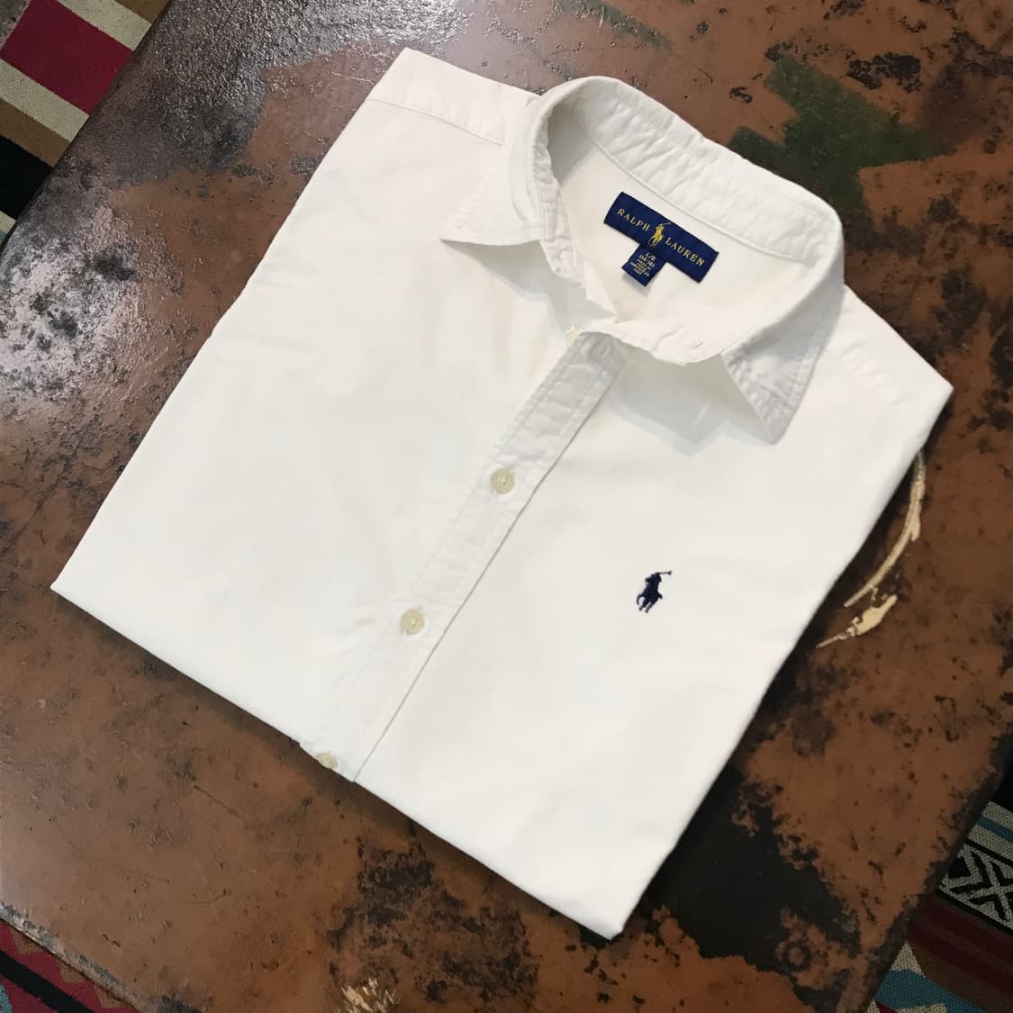 폴로랄프로렌 화이트 긴팔 옥스포드 셔츠 남성 97 여성 55 66  상품이미지1