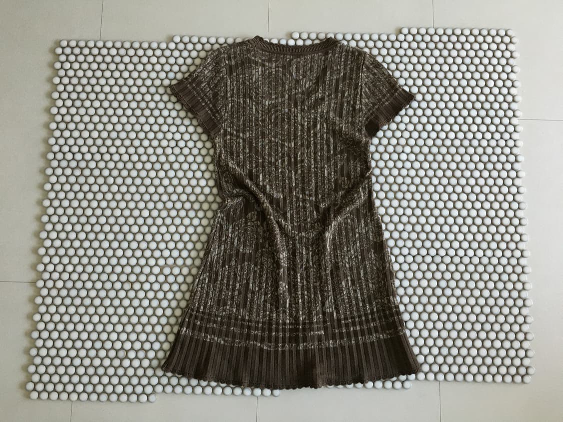 axes femme) floral jacquard knit dress 상품이미지2