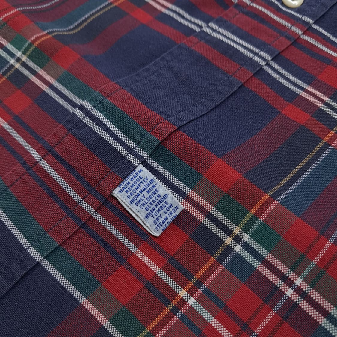 CL365 L 폴로 90s 코튼 빅셔츠 타탄체크 멀티 셔츠 남방 상품이미지5