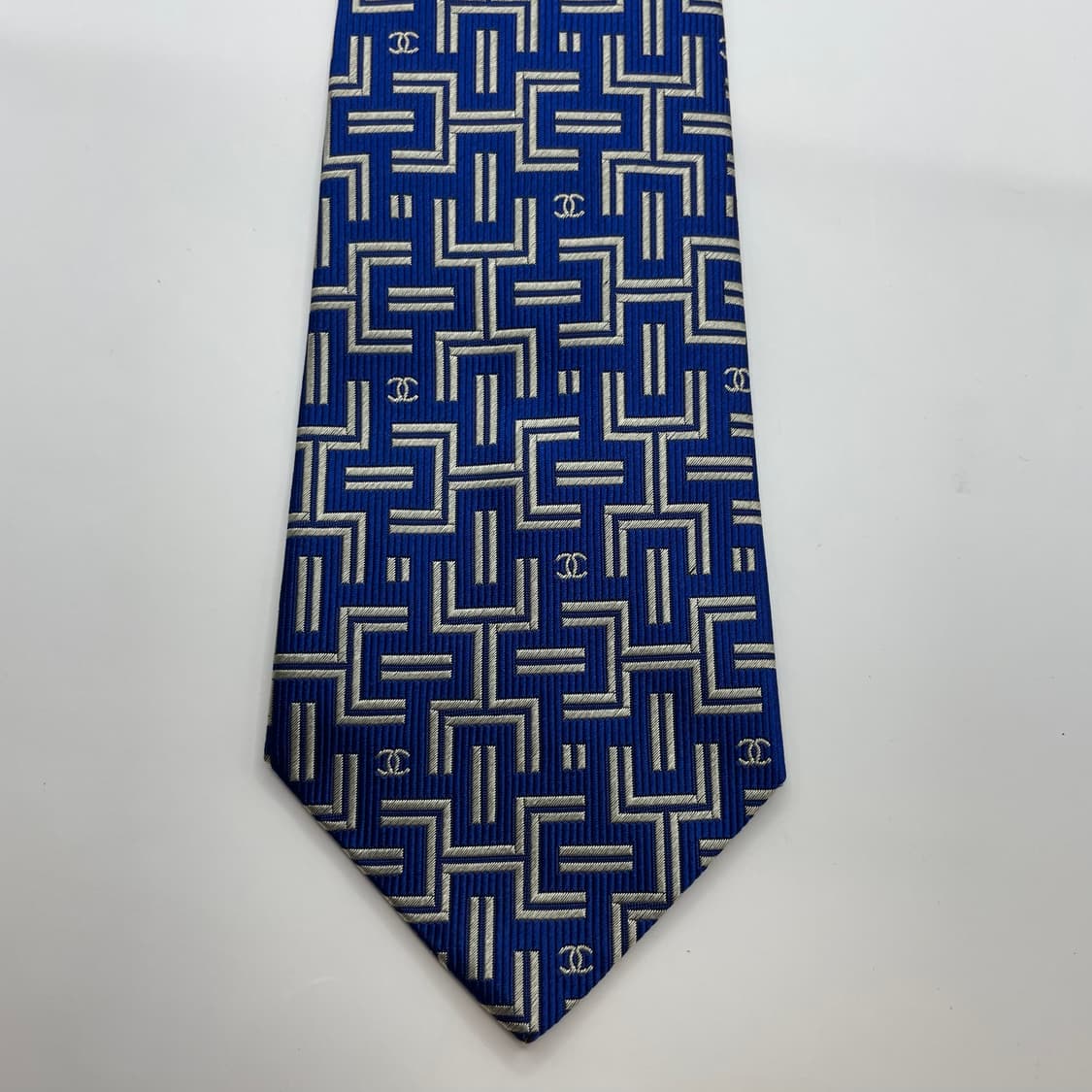 705) (CHANEL) 샤넬 패턴 넥타이 상품이미지3