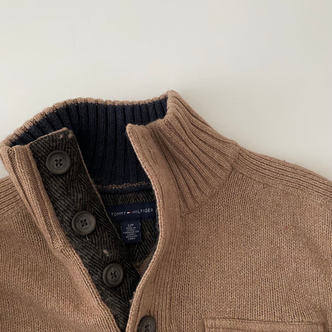 S) 타미힐피거반집업니트 A1008 상품이미지6