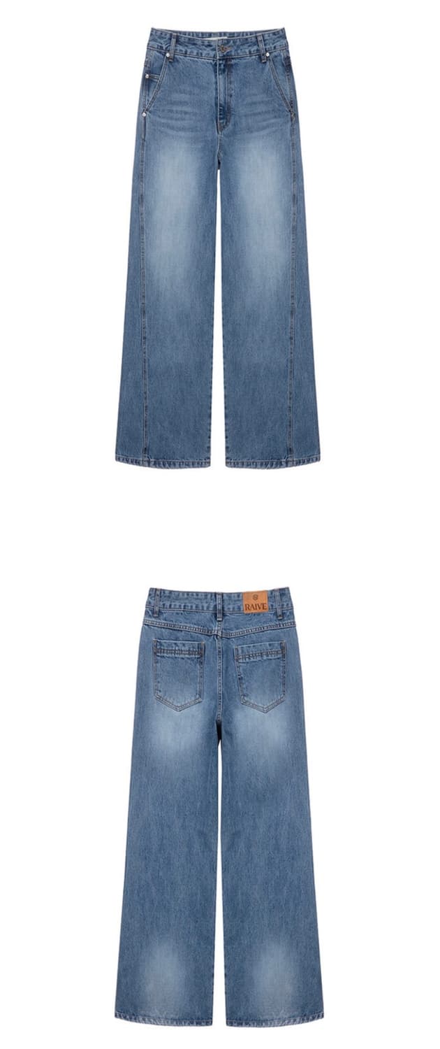 RAIVE 와이드 데님 팬츠 상품이미지2