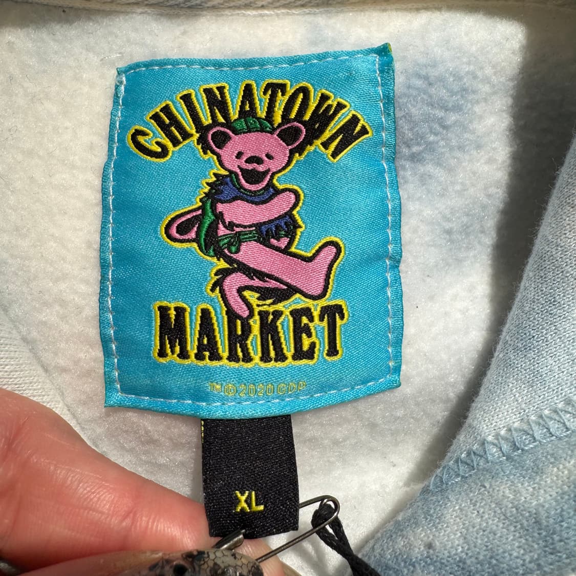 차이나타운 마켓 그레이트풀 데드 포지티브 알티튜드 타이다이 후드T
 상품이미지5