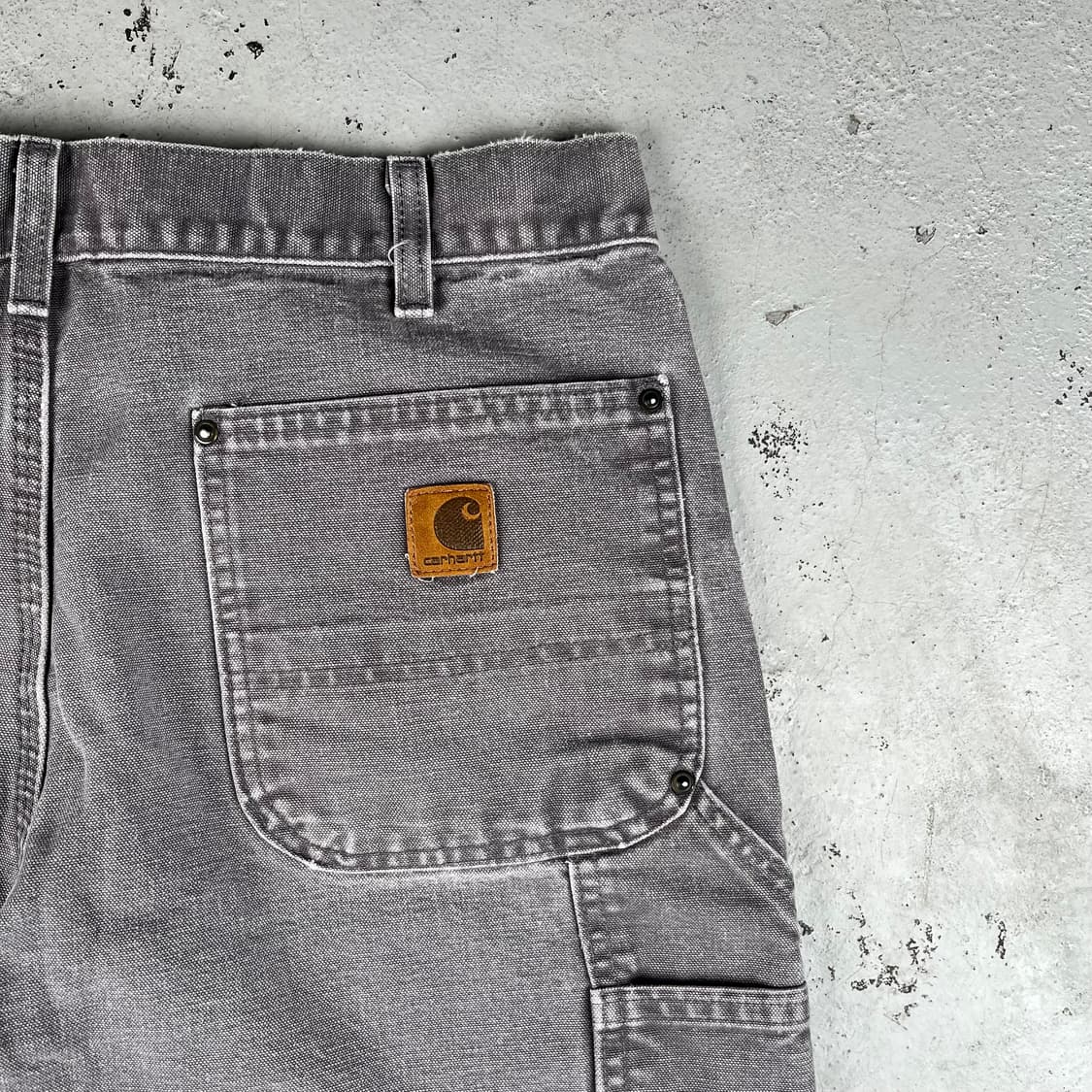 빈티지 칼하트 더블니 워크팬츠 그레이 상품이미지5