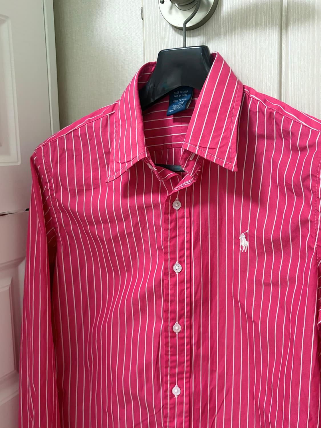 핑크 스트라이프 랄프 로렌 골프 셔츠 상품이미지1