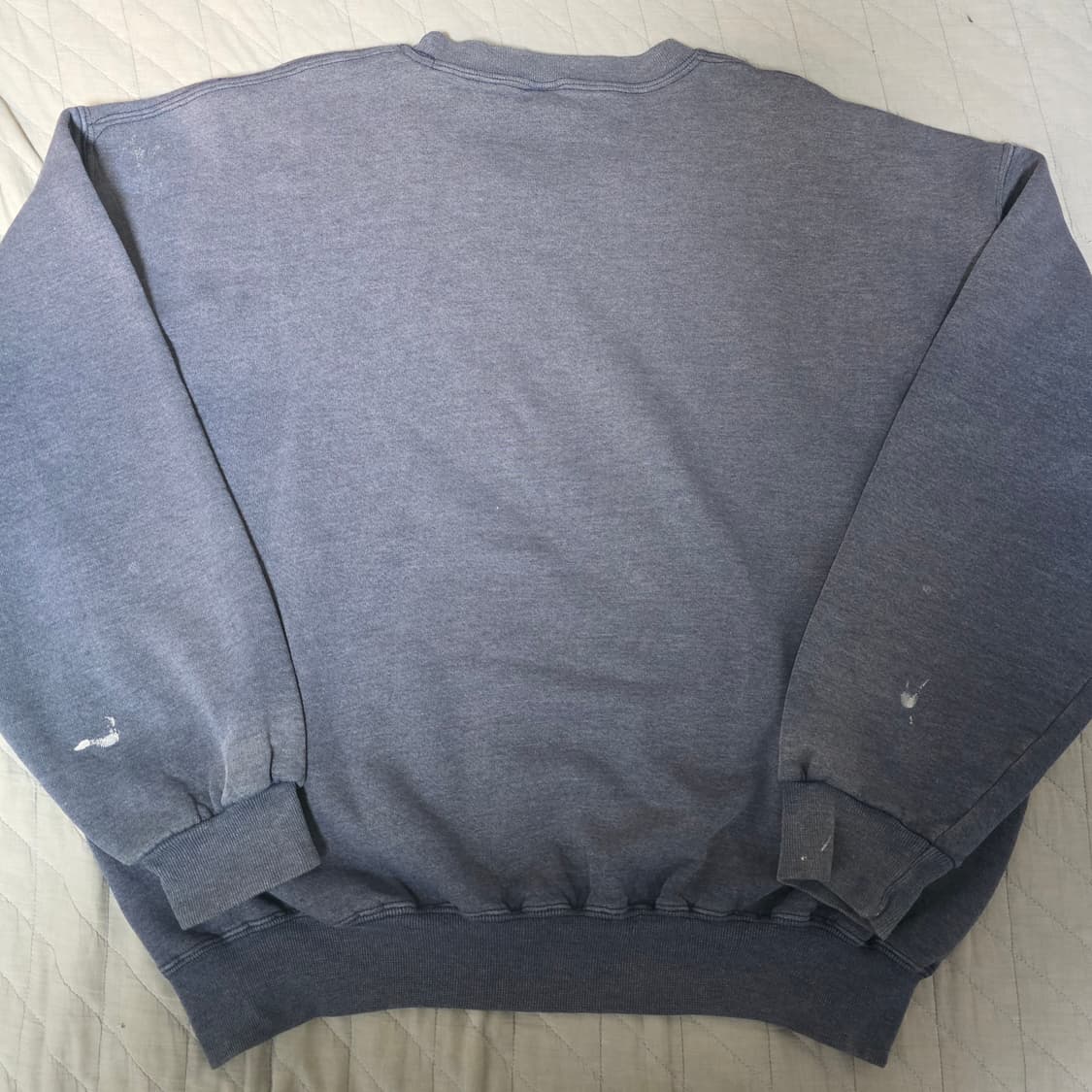[XXL] 90s 빈티지 러셀 애슬레틱 트래쉬드 스웻 맨투맨 다크 그레이 상품이미지6