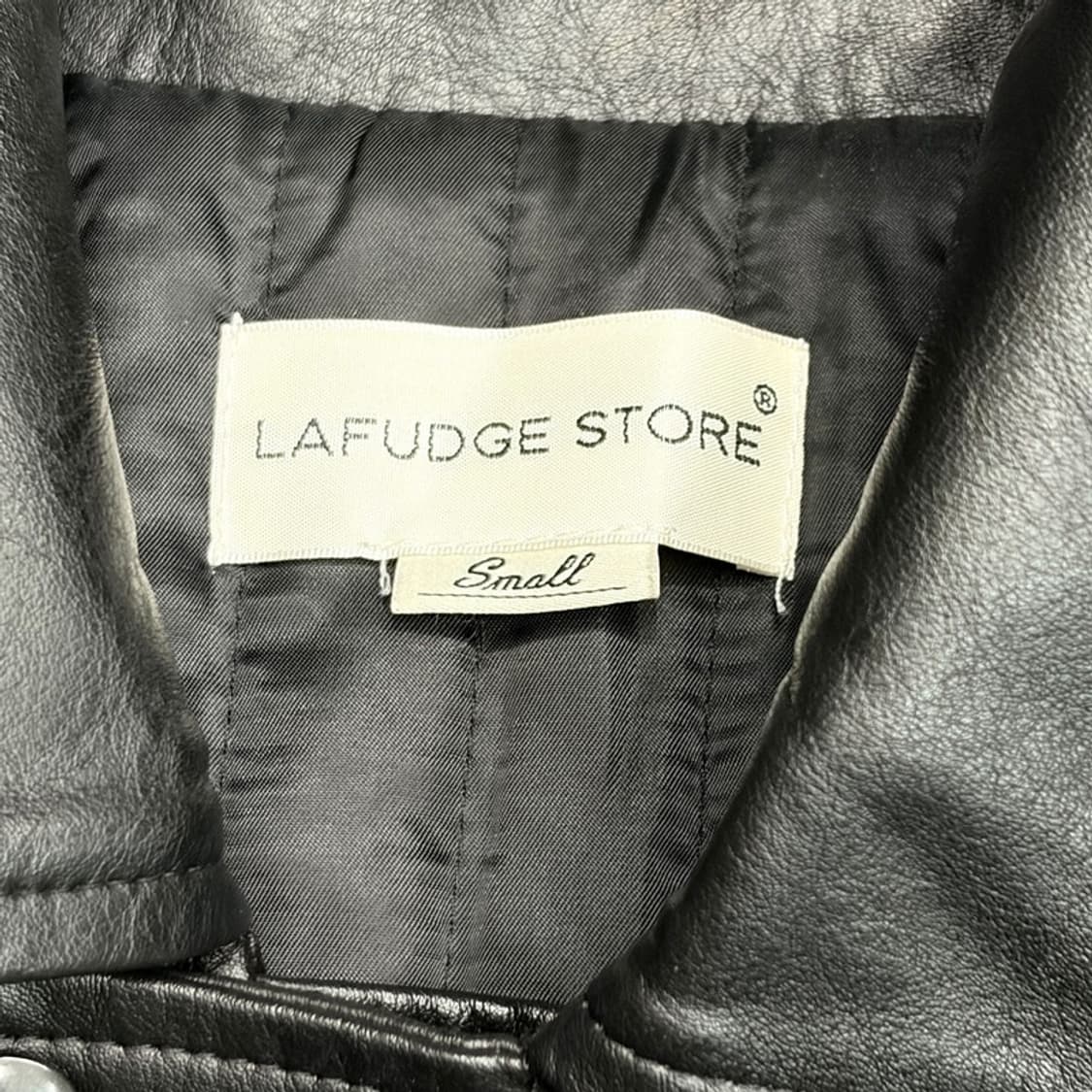 LAFUDGE STORE 버핑레더 오버핏 자켓 S 상품이미지5