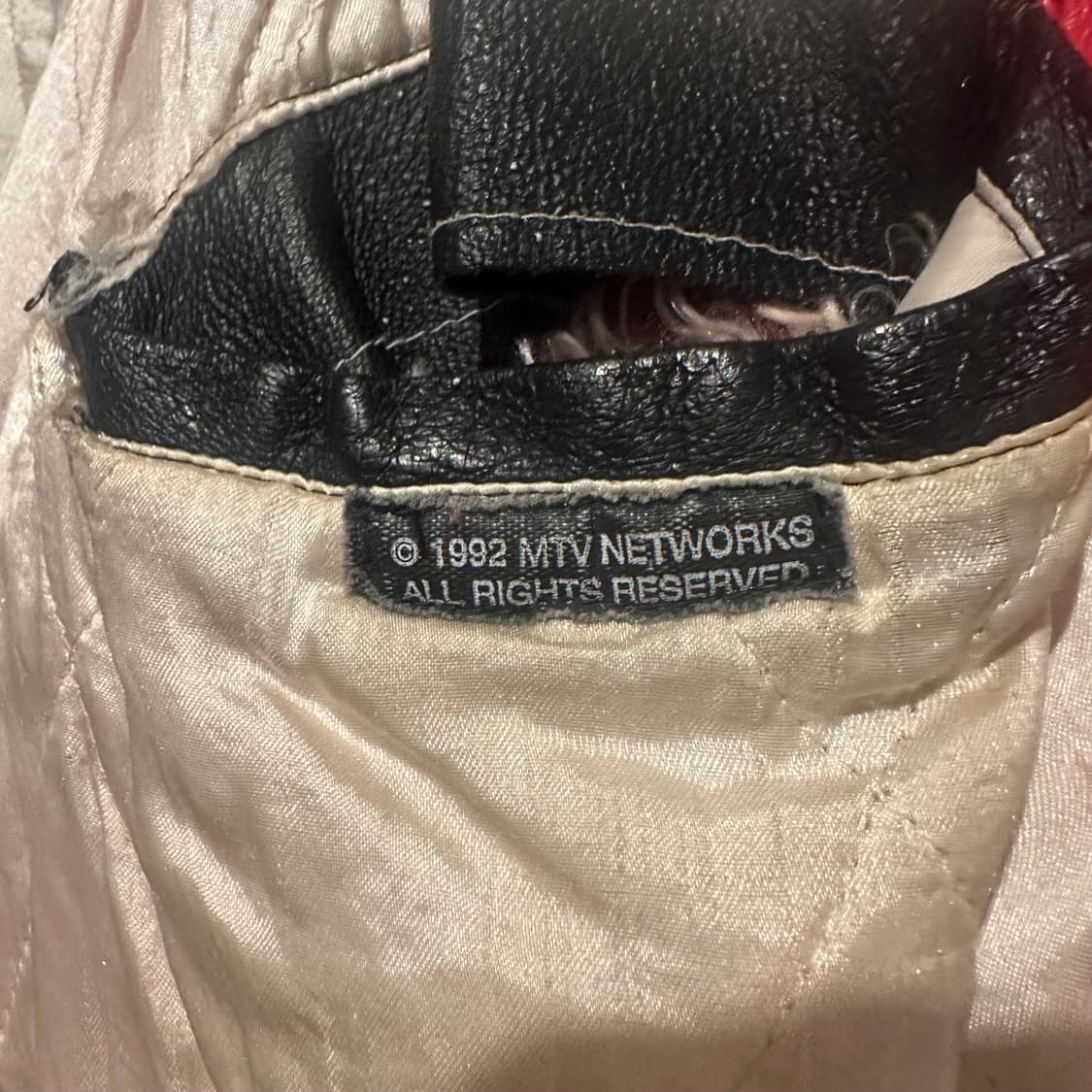 빈티지 90s M-TV 가죽 자켓  상품이미지4