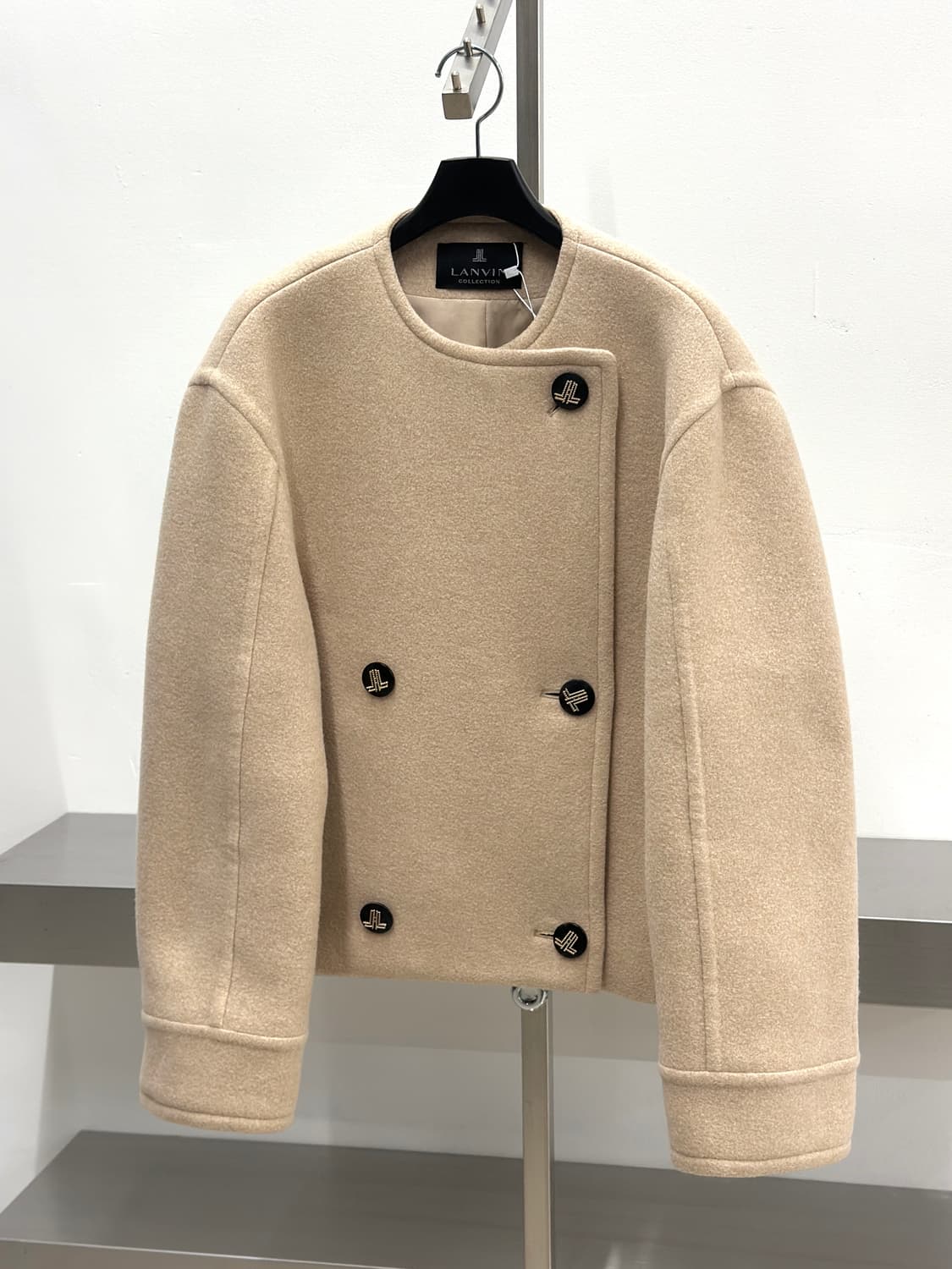 랑방 컬렉션 더블 브레스티드 숏 코트  상품이미지3