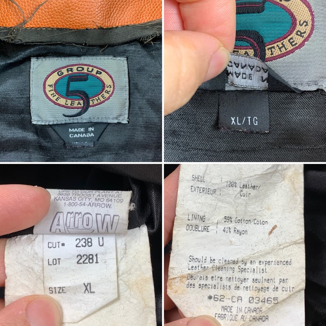 GROUP5 스팔딩 NBA 오피셜 게임볼 레더 바시티 자켓 상품이미지9