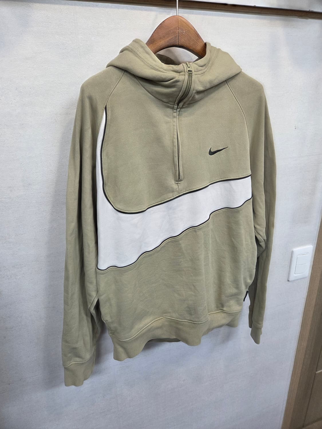 나이키 빅스우시 하프집업 사이드포켓 후드티 M 상품이미지6