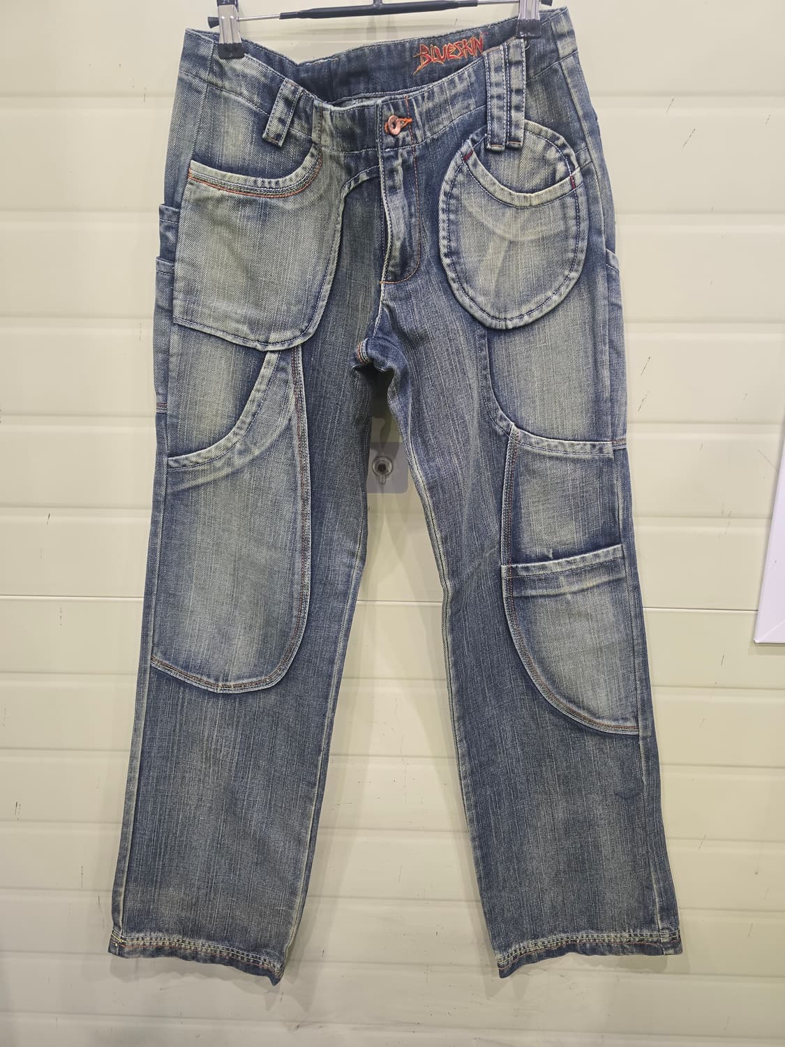 BLUESKIN Y2K 워크웨어 데님 팬츠 남녀공용 상품이미지9