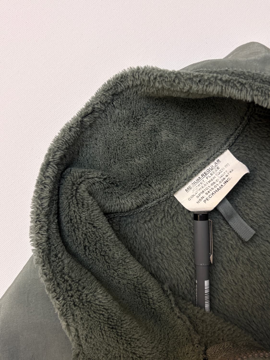 밀리터리 미군 오리지널 ECWCS Gen3 Lv3 플리스 (카키) 상품이미지3