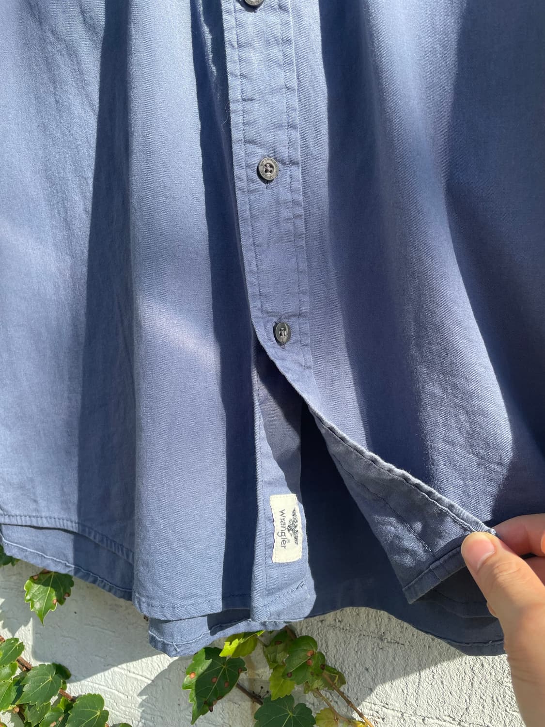 Wrangler work 1/2 shirt (blue) 상품이미지2