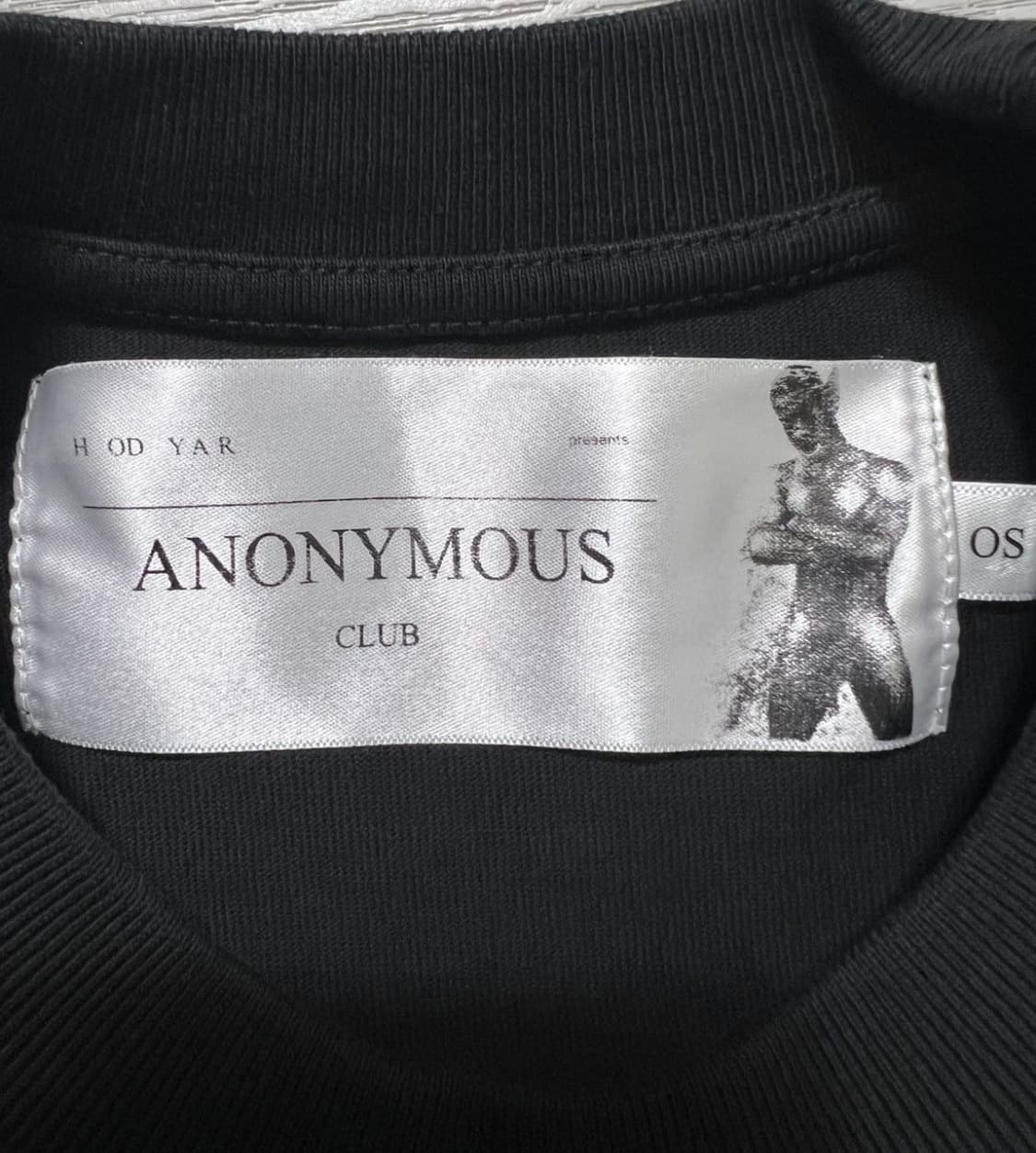 Anonymous club F&F sample 자수 티셔츠 상품이미지4