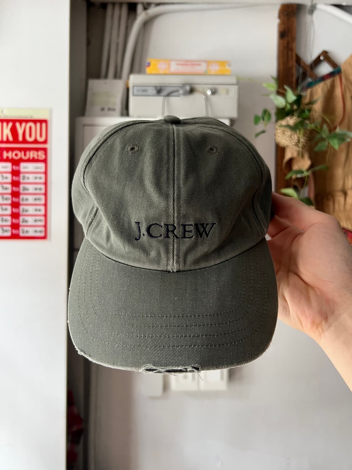 J.Crew 제이크루 빈티지 워시드 코튼 볼캡 상품이미지1