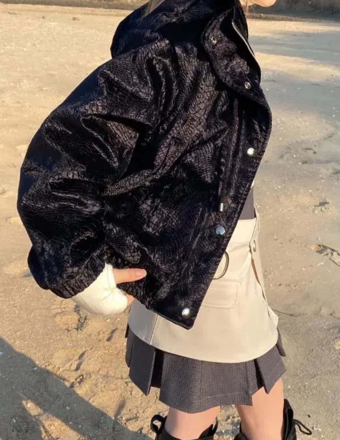 체리퀴리 파이톤 점퍼 상품이미지1