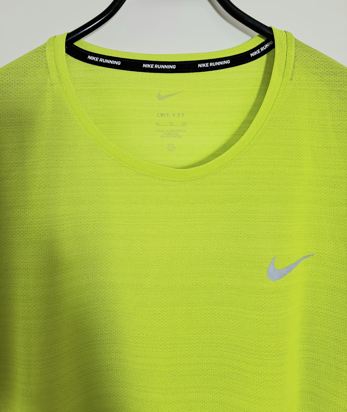 남성 나이키 드라이 핏 마일러 반팔 러닝 탑 XL 상품이미지3