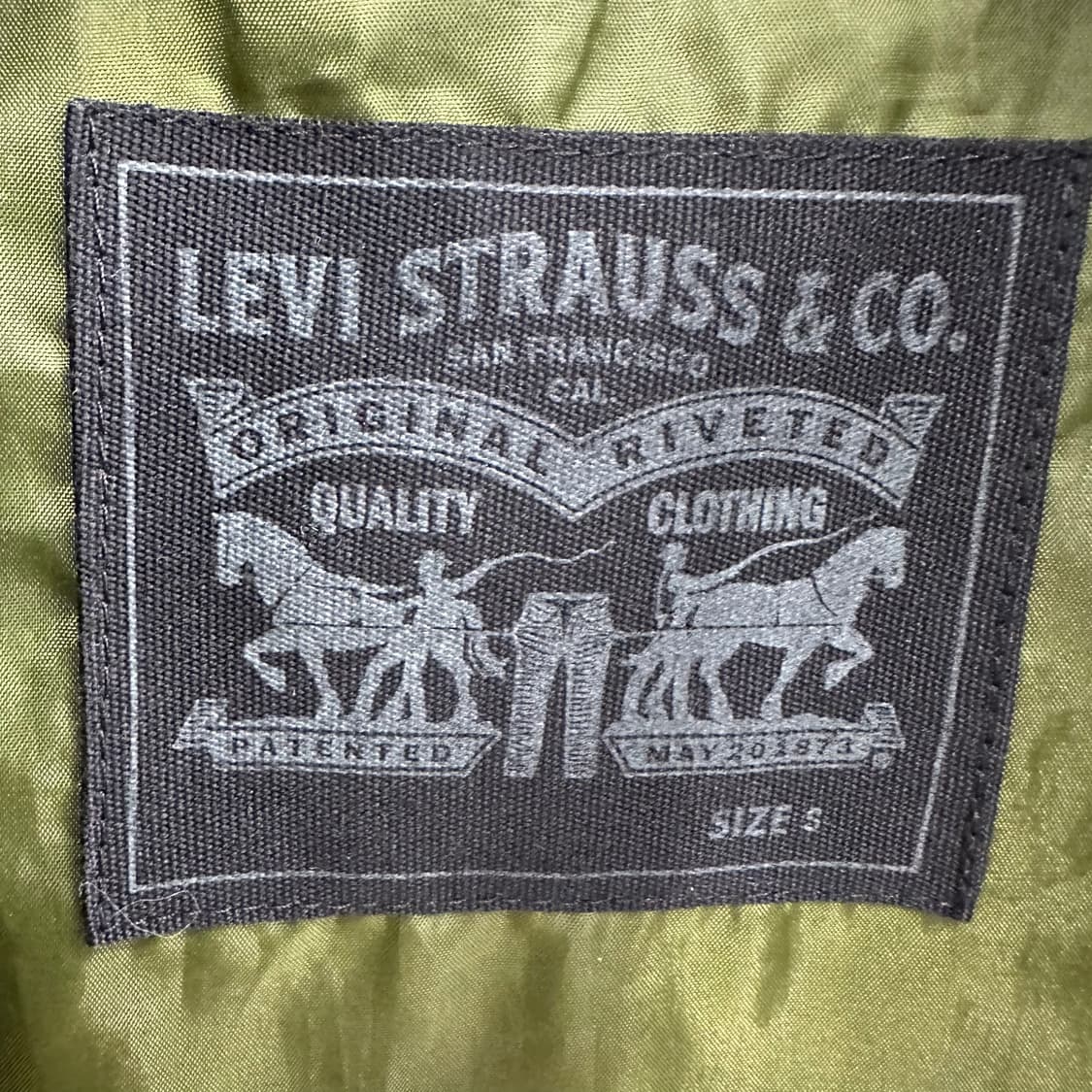 90 리바이스 남자 블루종 자켓 상품이미지3