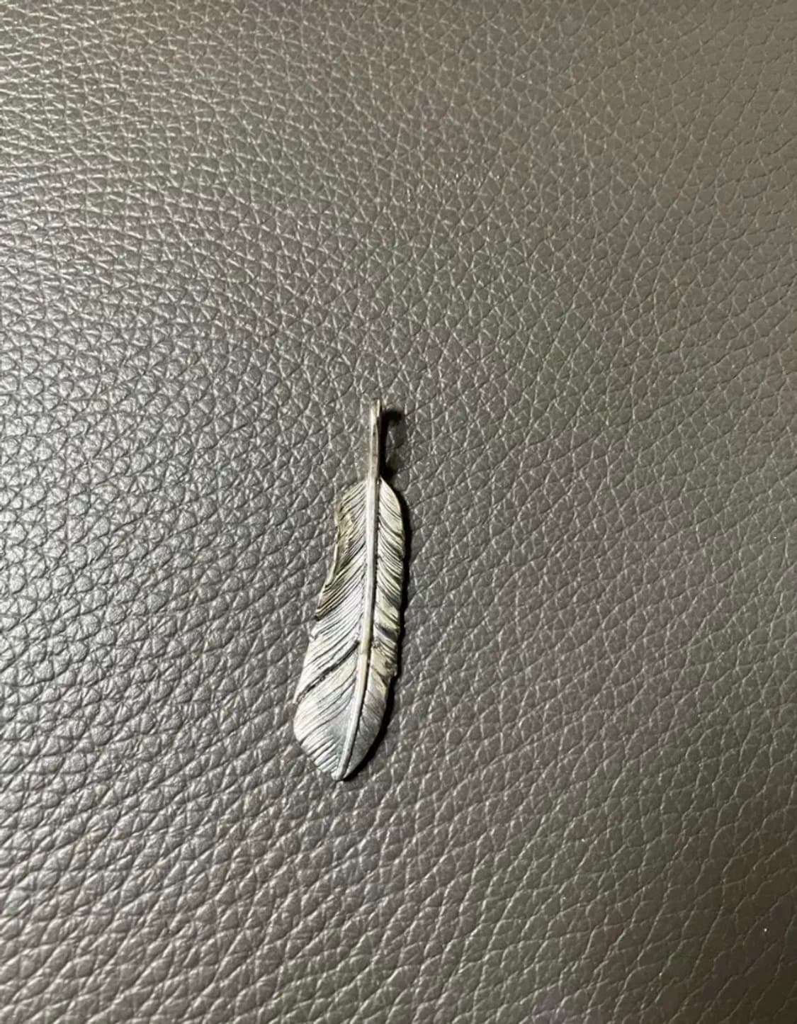 네이티브 아메리칸 실버 깃털 페더 펜던트 상품이미지2