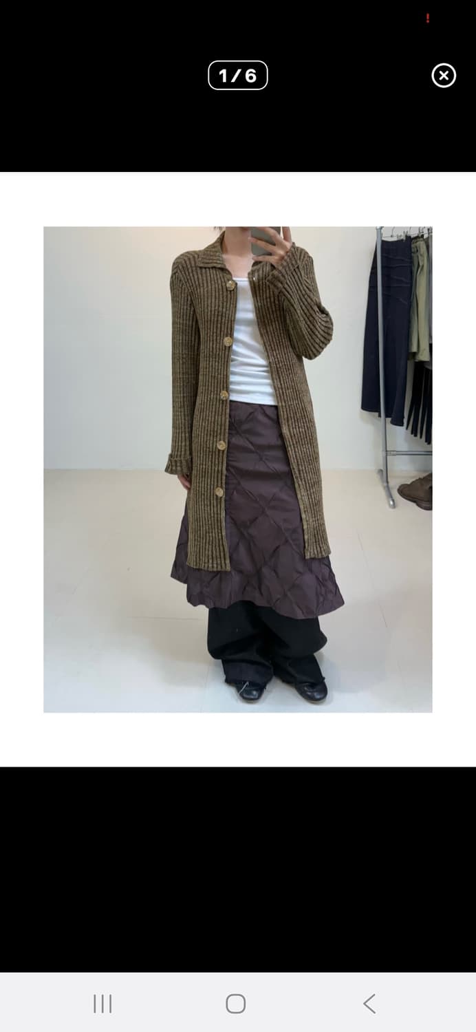 피쉬룸 빈티지 롱 가디건 상품이미지2