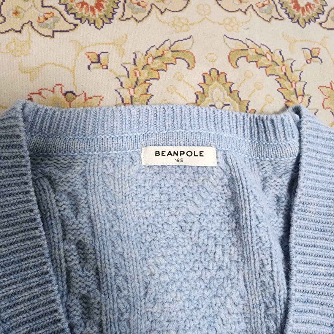 빈폴 울100% 여성 케이블 롱가디건 165 상품이미지2