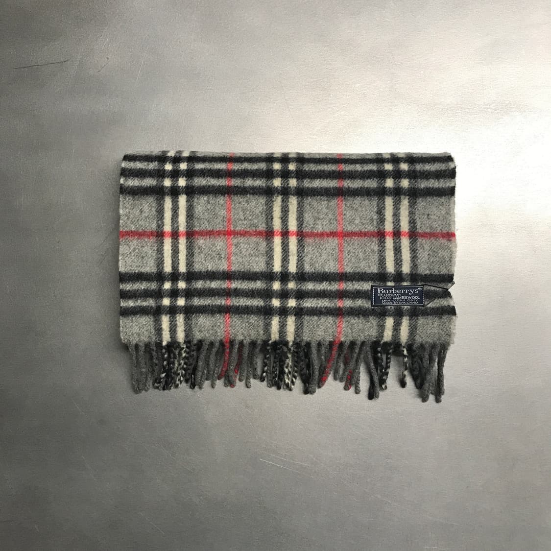 버버리 정품 램스울 머플러 그레이 상품이미지2