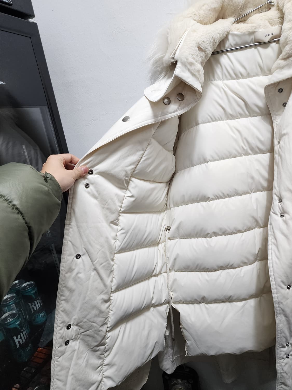 (원가139만원) 한섬 system 구스다운 루즈핏  상품이미지7