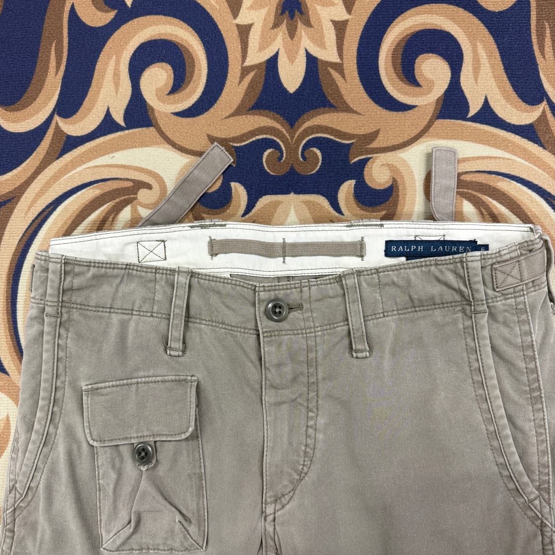 (우먼즈M)폴로 랄프로렌 멀티카고 팬츠(카키) 상품이미지2