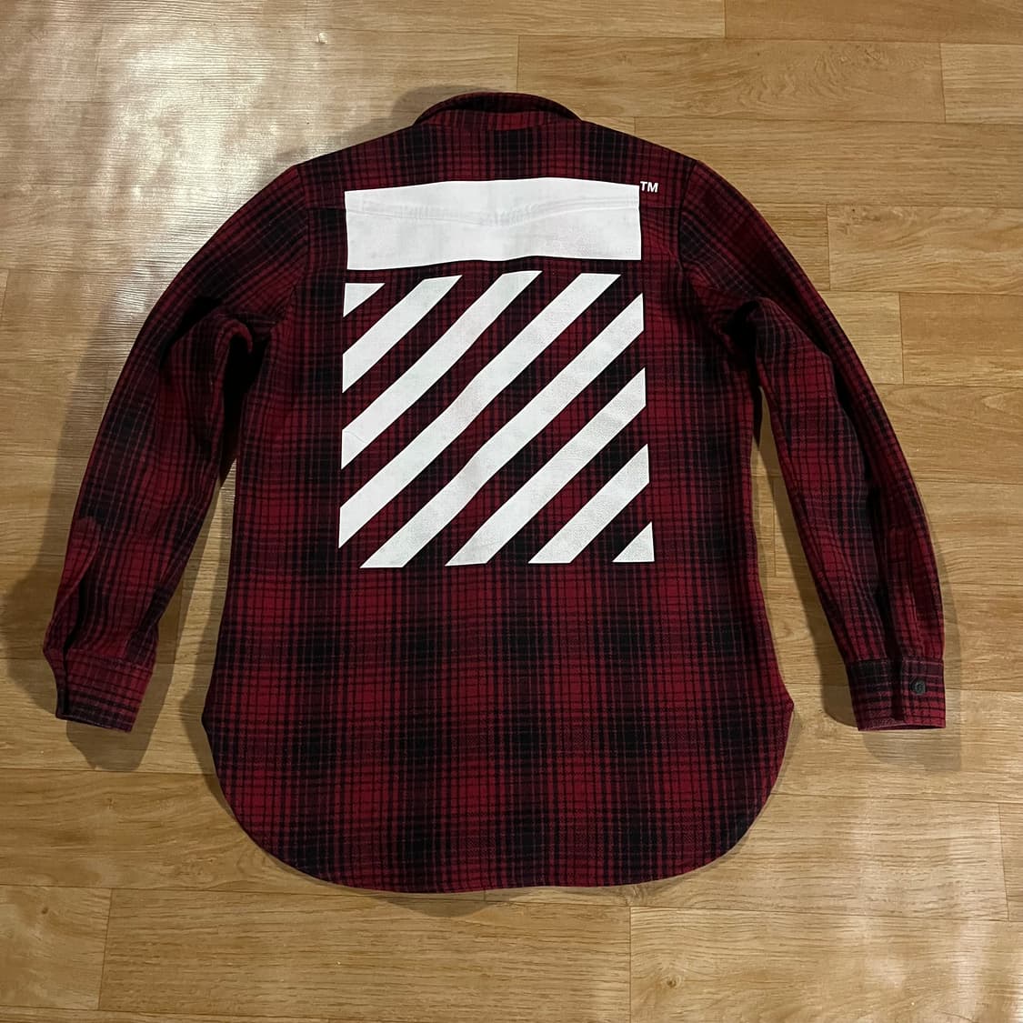 [105] 오프화이트 플란넬 셔츠 상품이미지7