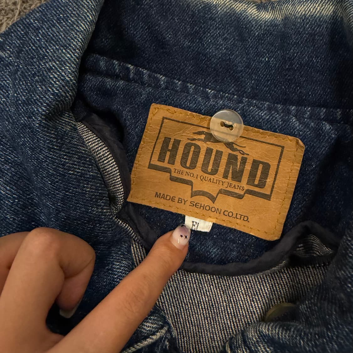 [ 정품/EL ] HOUND 빈티지 블루종 데님 청자켓 상품이미지5