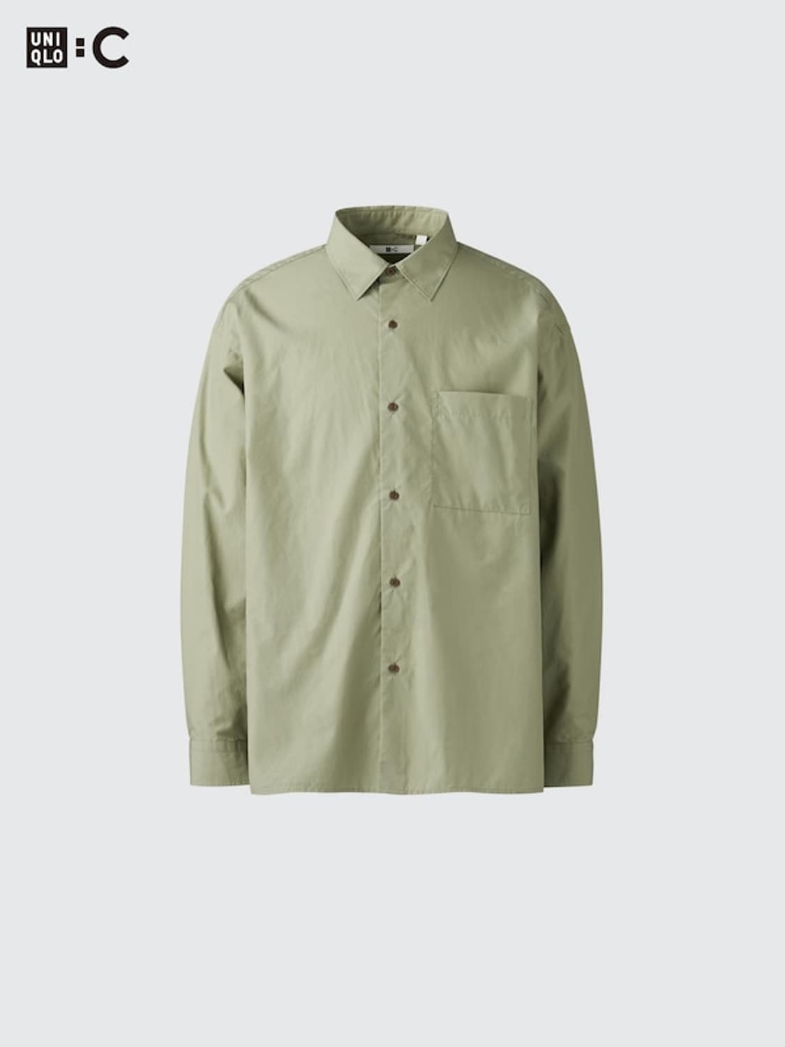 유니클로 C 브로드 오버사이즈 셔츠 L사이즈 상품이미지1