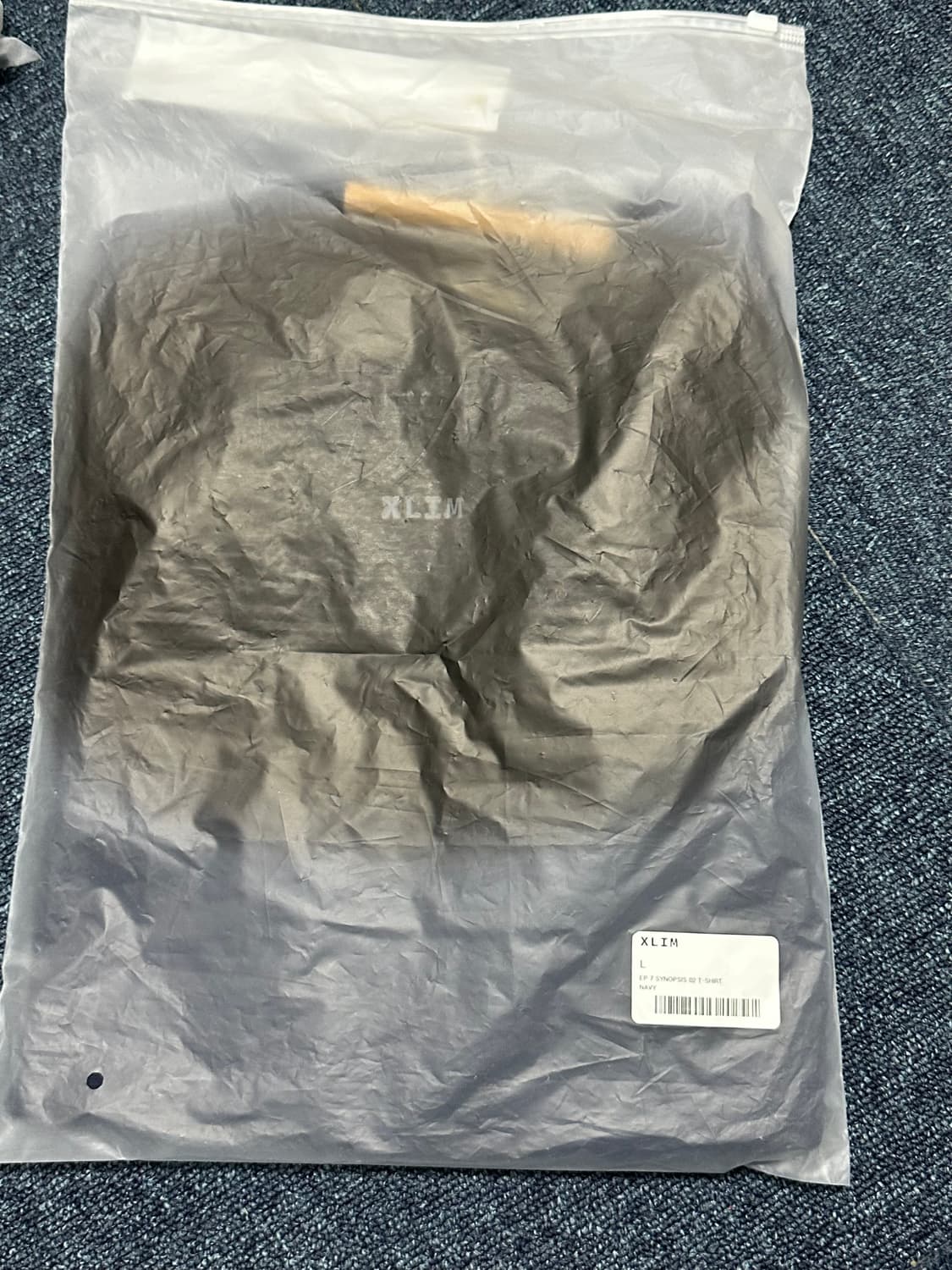 (L) 엑슬림 ep7 02 반팔 티셔츠 네이비 상품이미지2