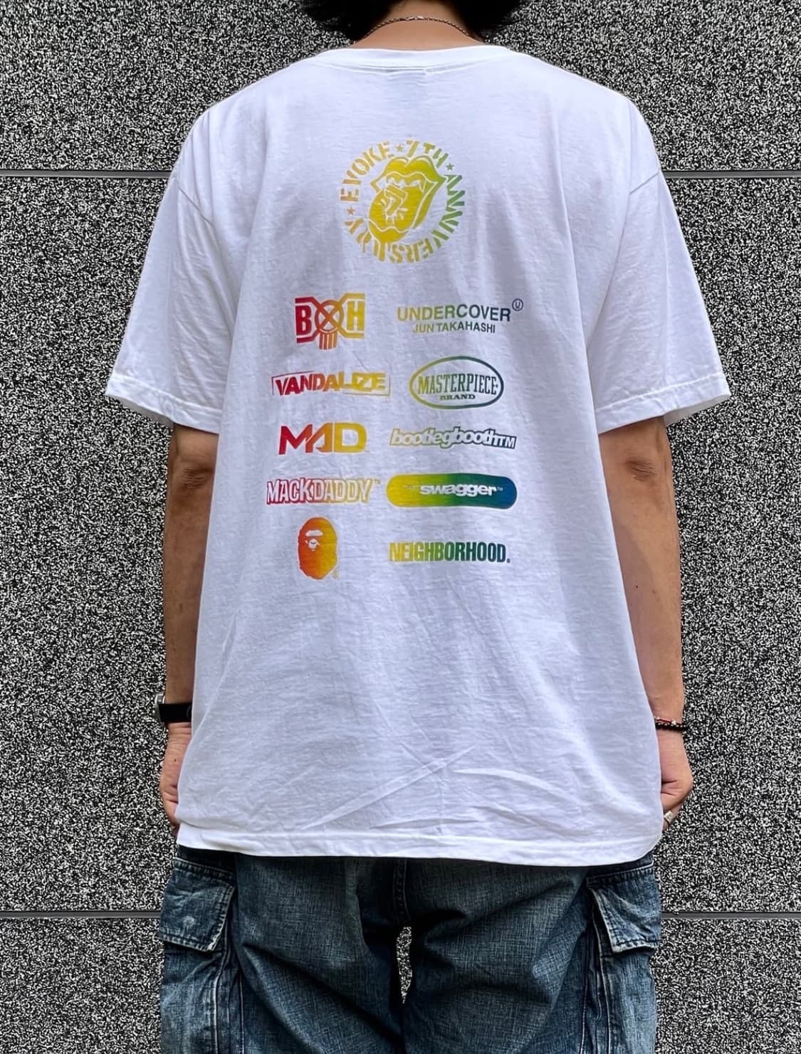 EVOKE 7주년 베이프 언더커버 네이버후드 빈티지 반팔 티셔츠 상품이미지1